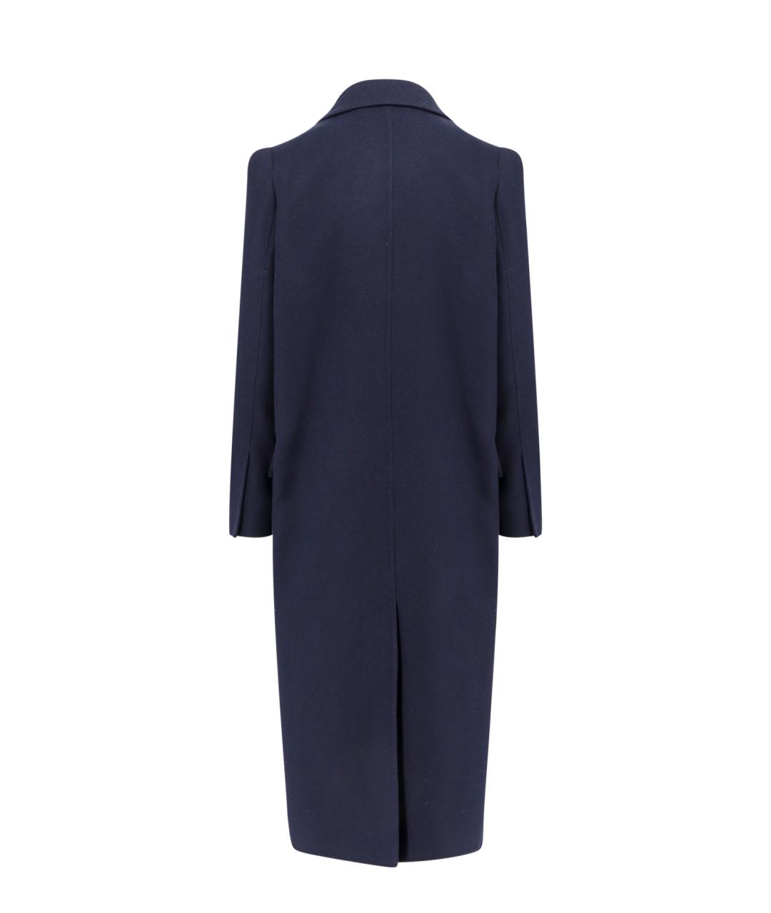 MAX MARA Синее шерстяное пальто, фото 2