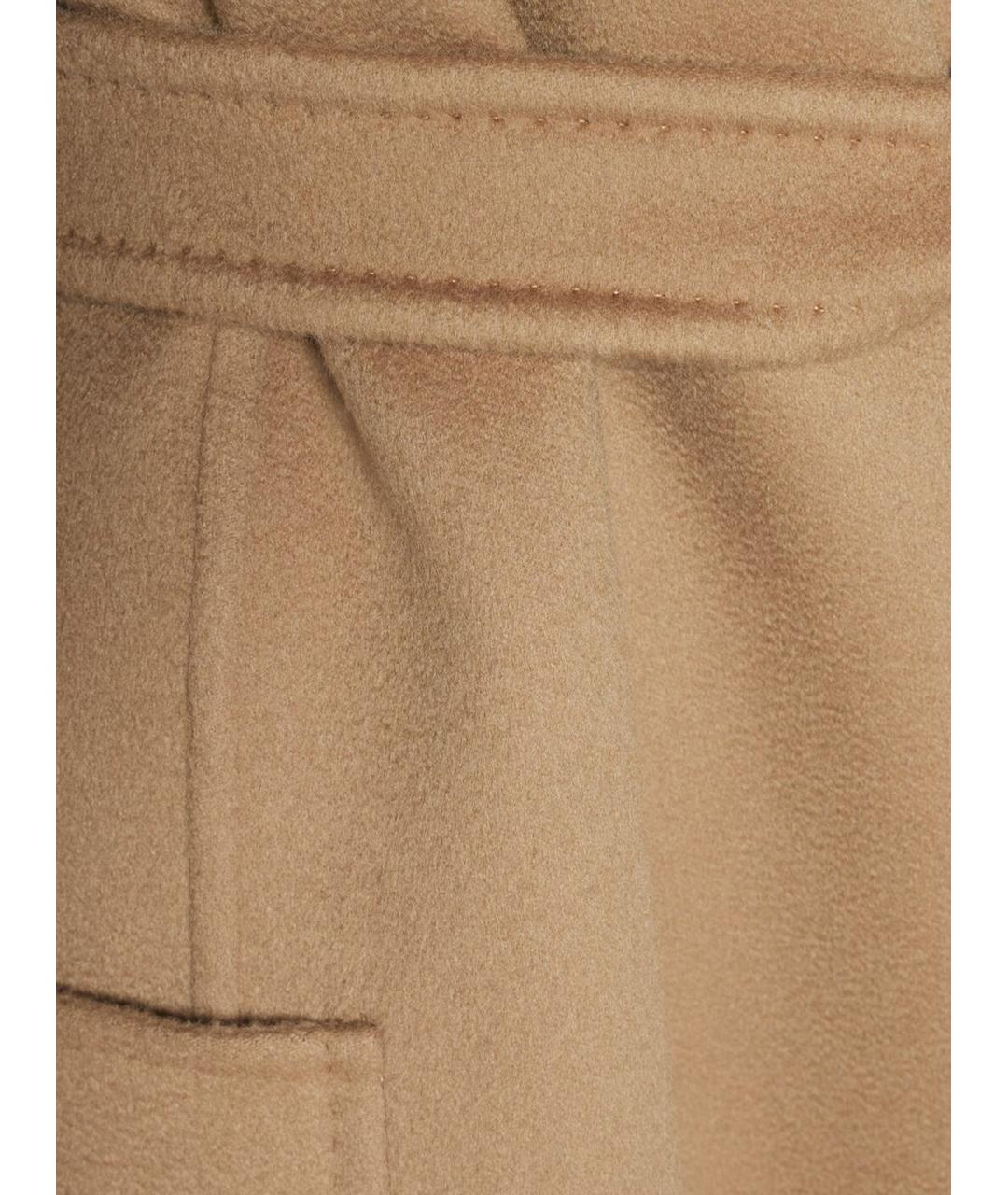 MAX MARA Коричневое кашемировое пальто, фото 3