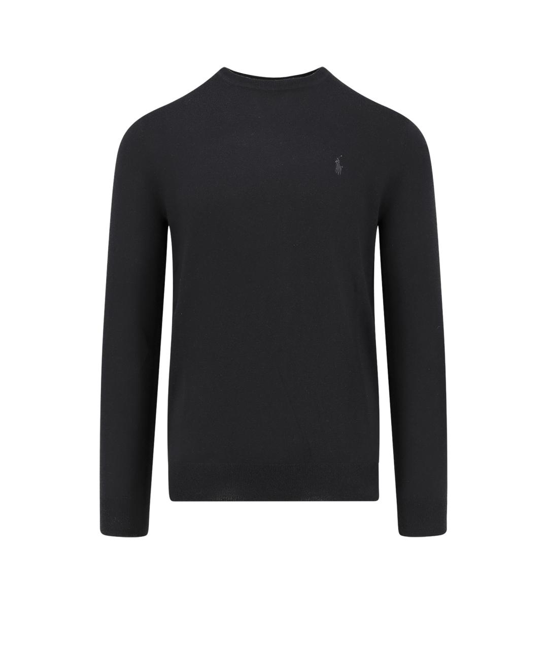 POLO RALPH LAUREN Черный шерстяной джемпер / свитер, фото 1