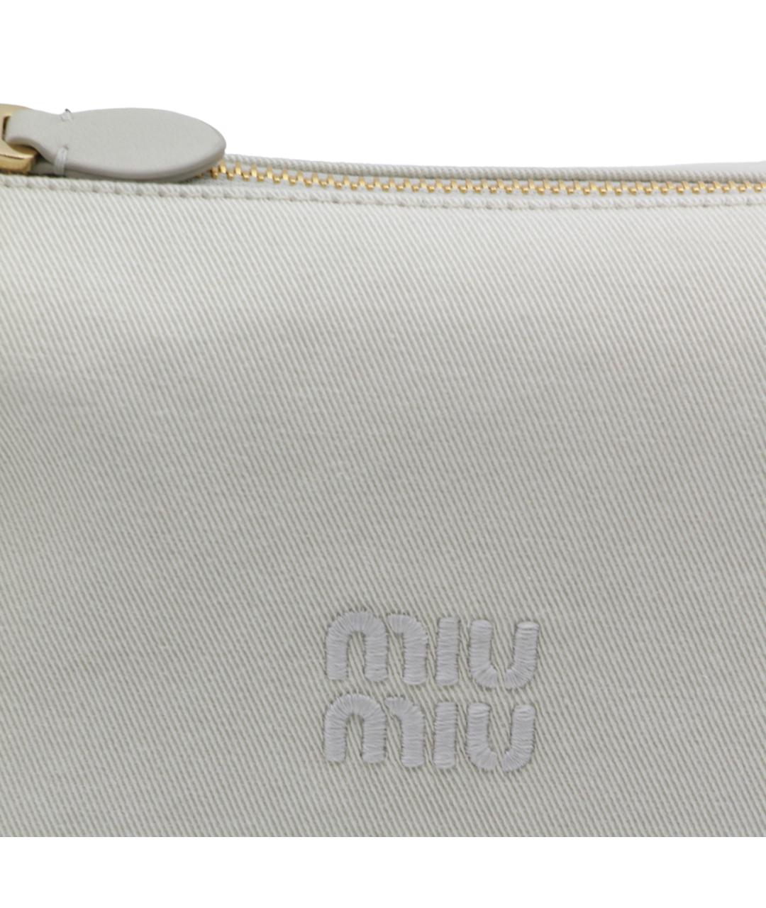 MIU MIU Мульти хлопковая сумка с короткими ручками, фото 4