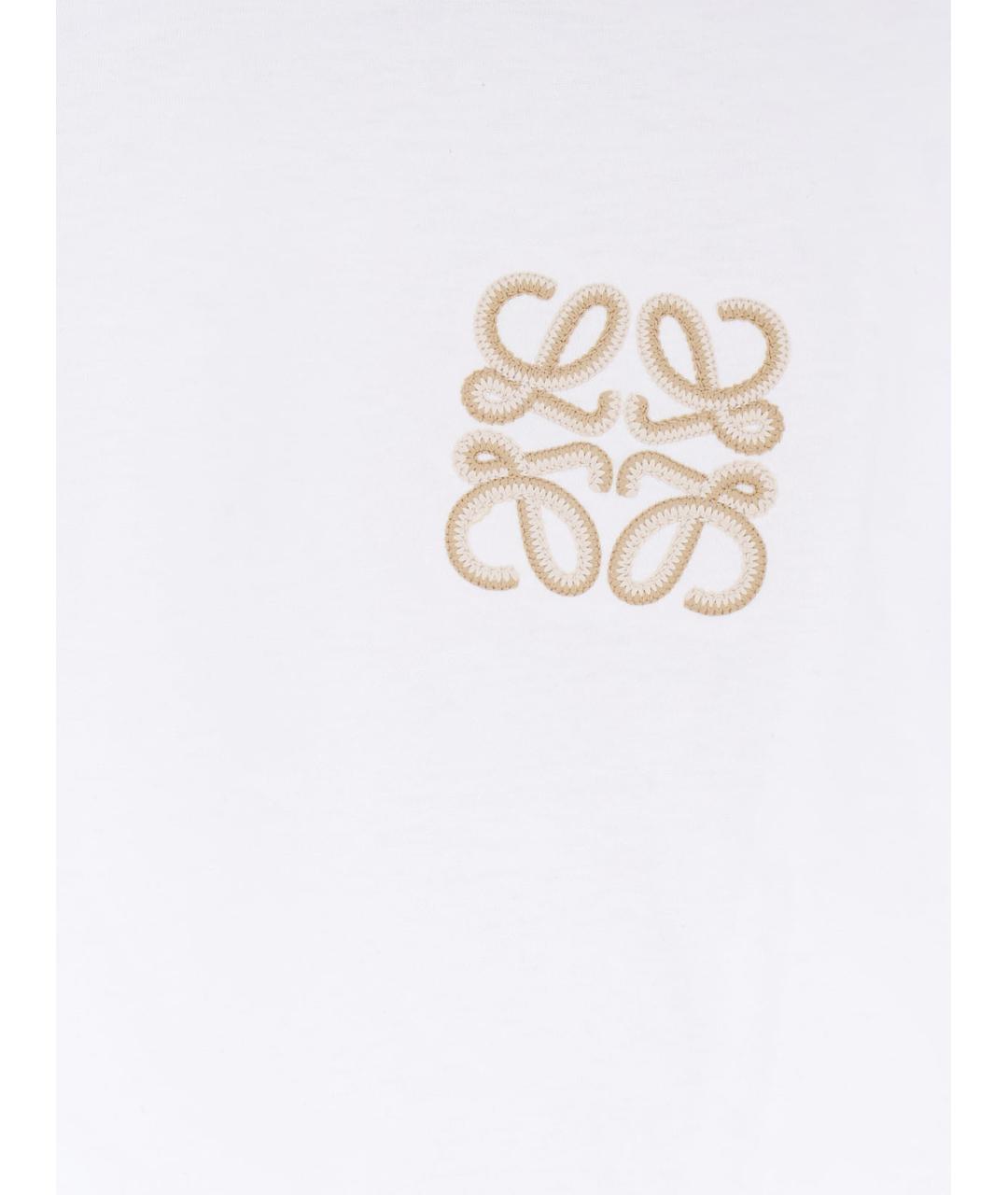 LOEWE Белая футболка, фото 3