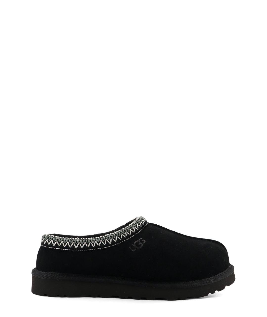 UGG AUSTRALIA Черные замшевые низкие ботинки, фото 1