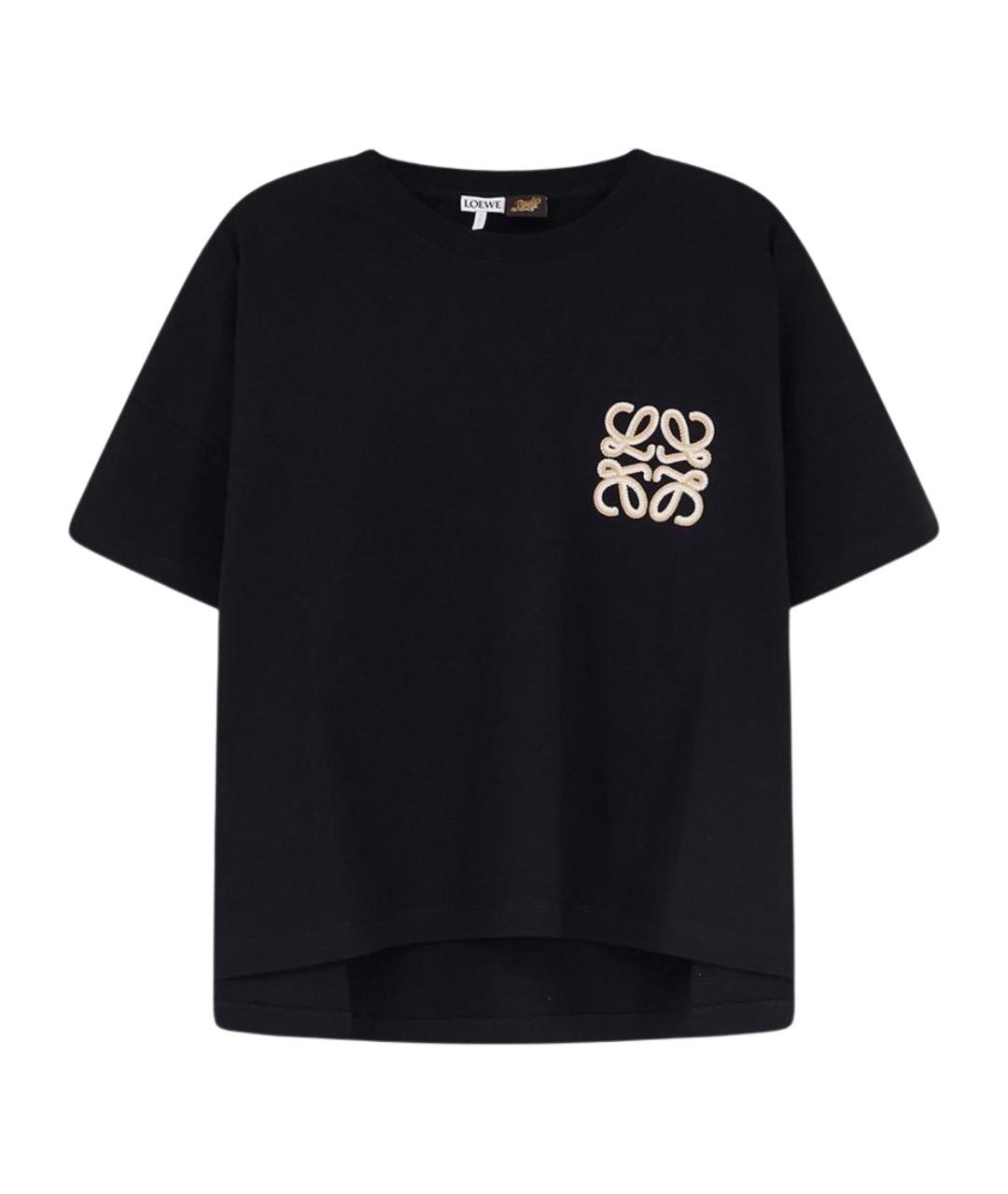 LOEWE Черная футболка, фото 1