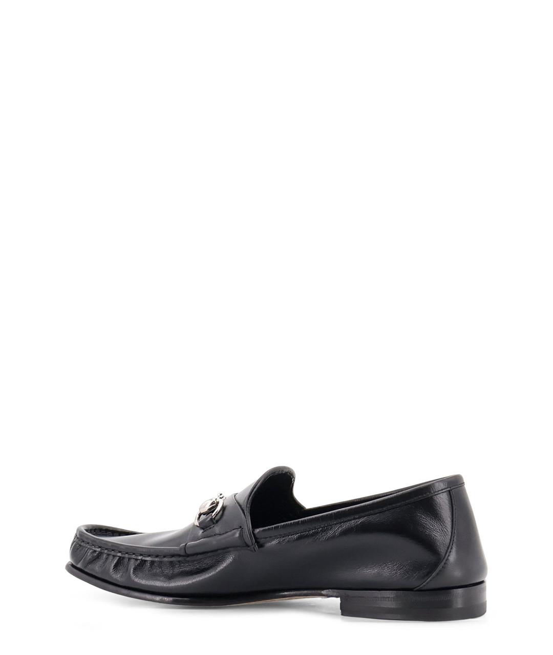 GUCCI Черные кожаные мокасины, фото 3