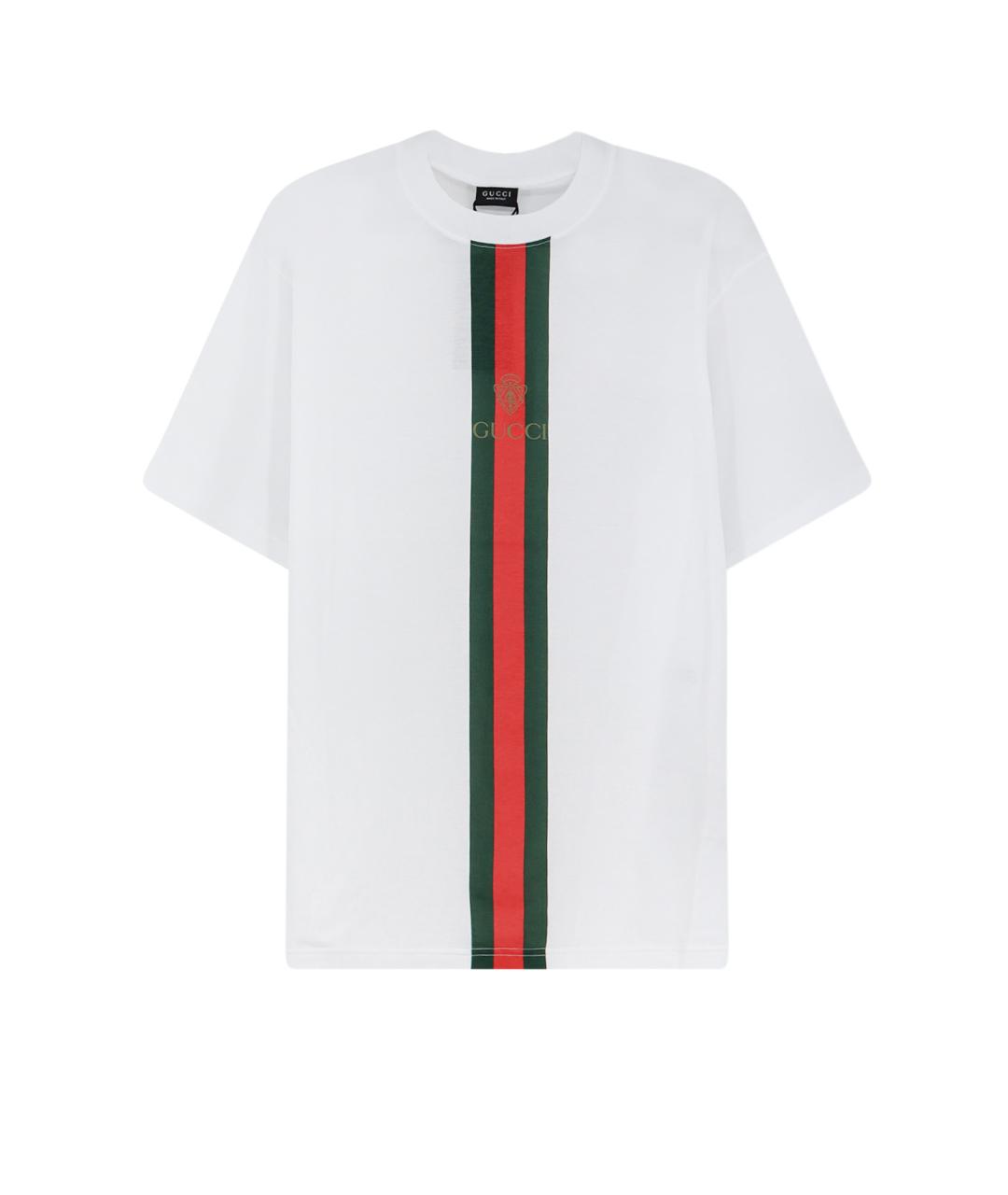 GUCCI Белая футболка, фото 1