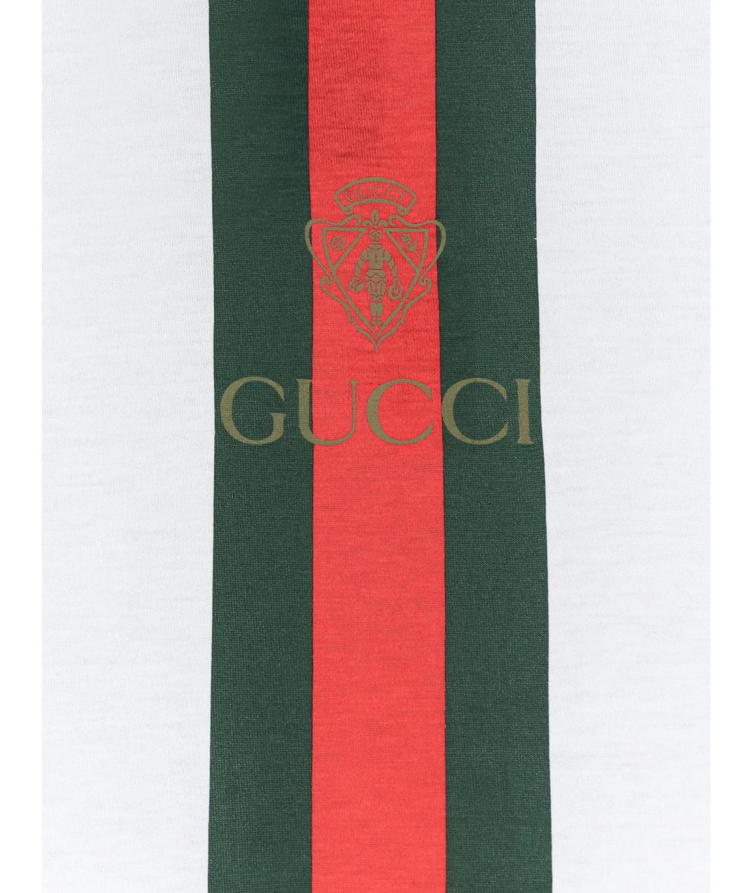 GUCCI Белая футболка, фото 3