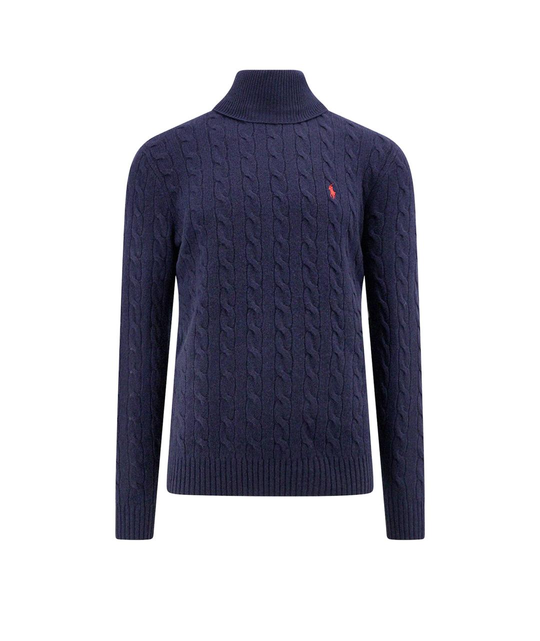 POLO RALPH LAUREN Синий шерстяной джемпер / свитер, фото 1