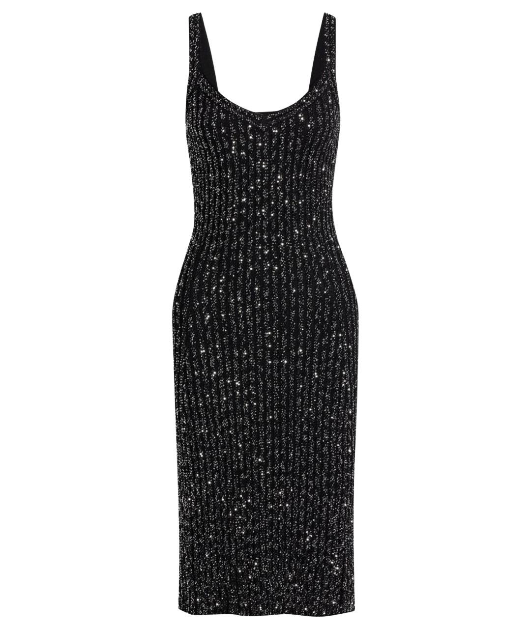 MISSONI Черное вискозное коктейльное платье, фото 1