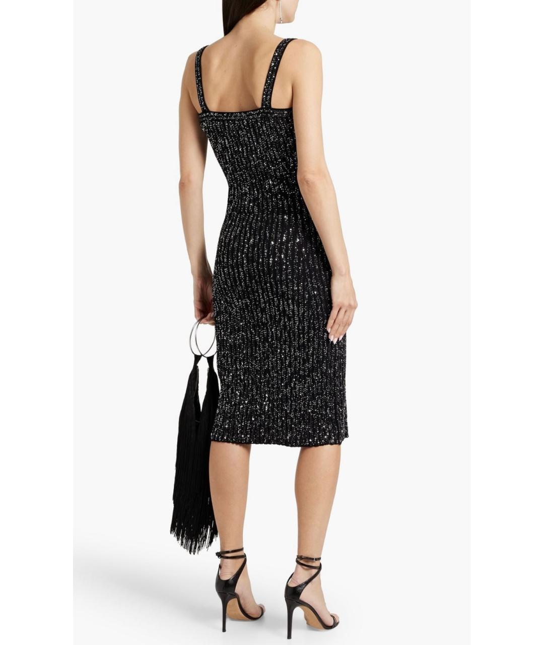 MISSONI Черное вискозное коктейльное платье, фото 3