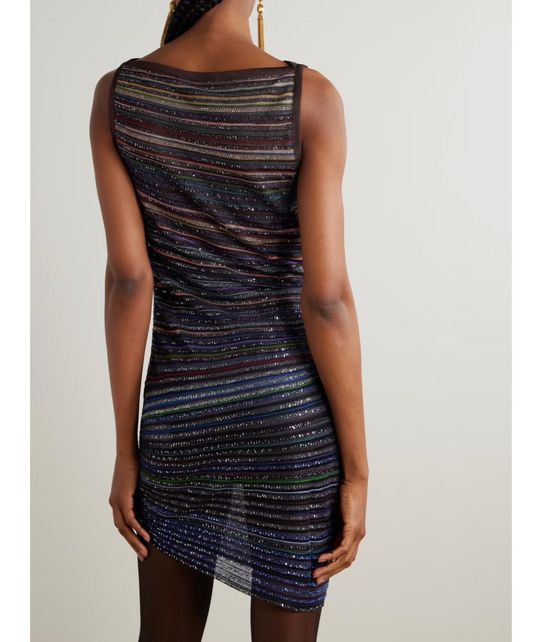 MISSONI Мульти вискозное коктейльное платье, фото 3