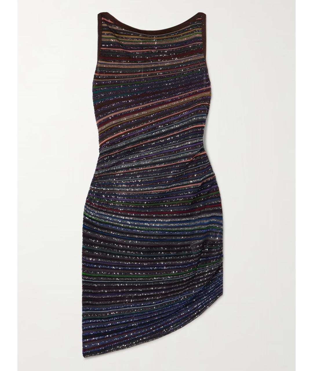 MISSONI Мульти вискозное коктейльное платье, фото 5
