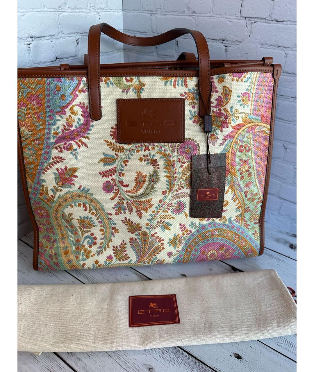 ETRO Мульти тканевая сумка тоут, фото 2
