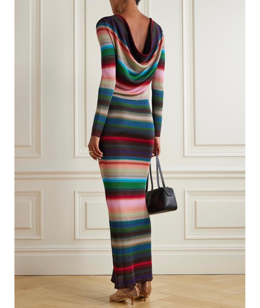 MISSONI Мульти вискозное коктейльное платье, фото 3