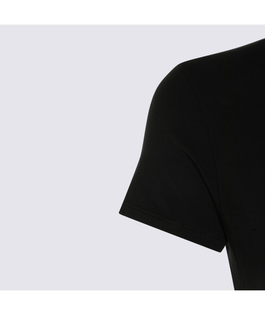 ALEXANDER WANG Черное хлопковое повседневное платье, фото 4