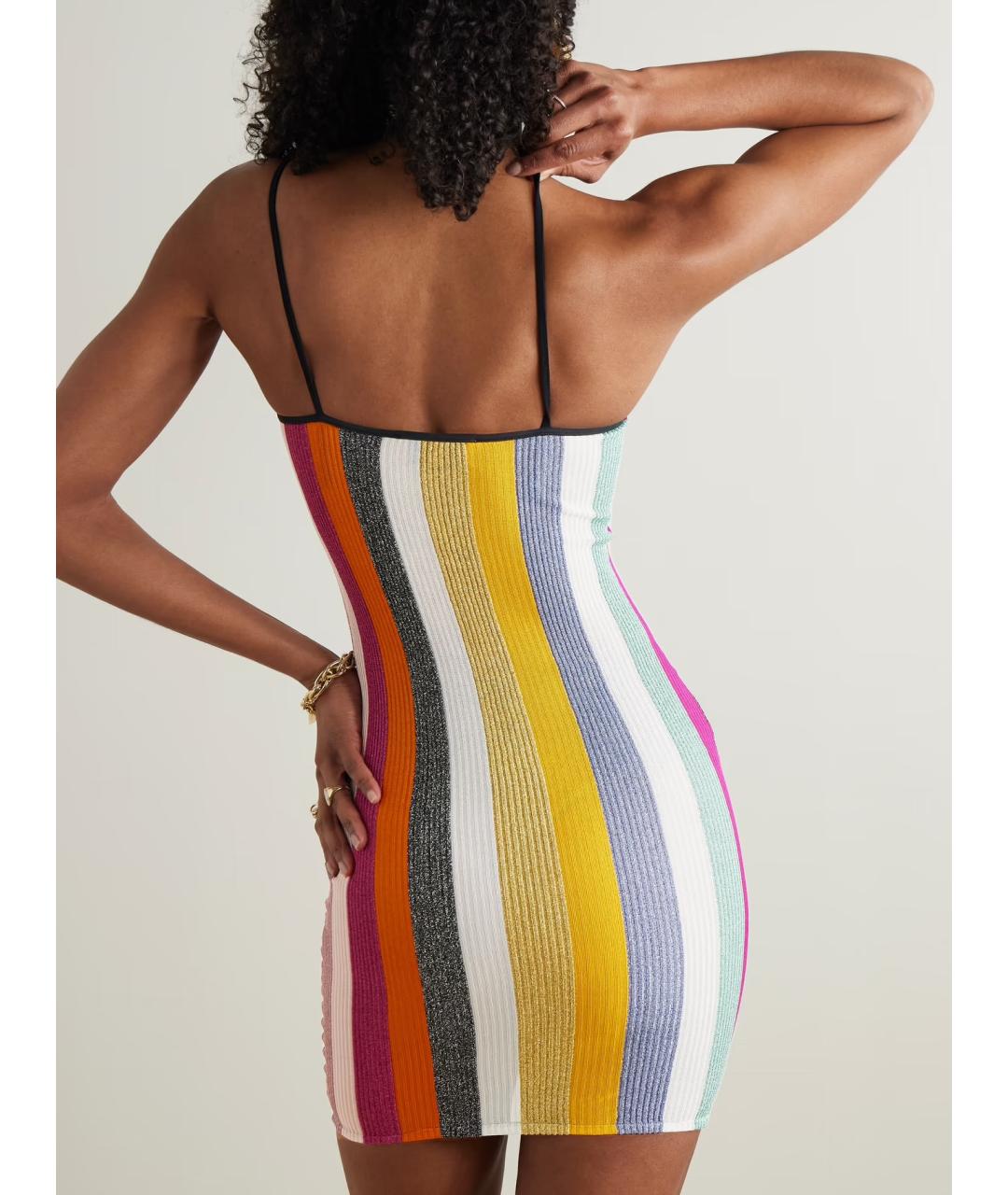 MISSONI Мульти вискозное коктейльное платье, фото 3