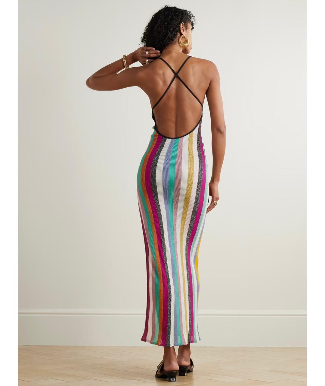 MISSONI Мульти вискозное коктейльное платье, фото 3