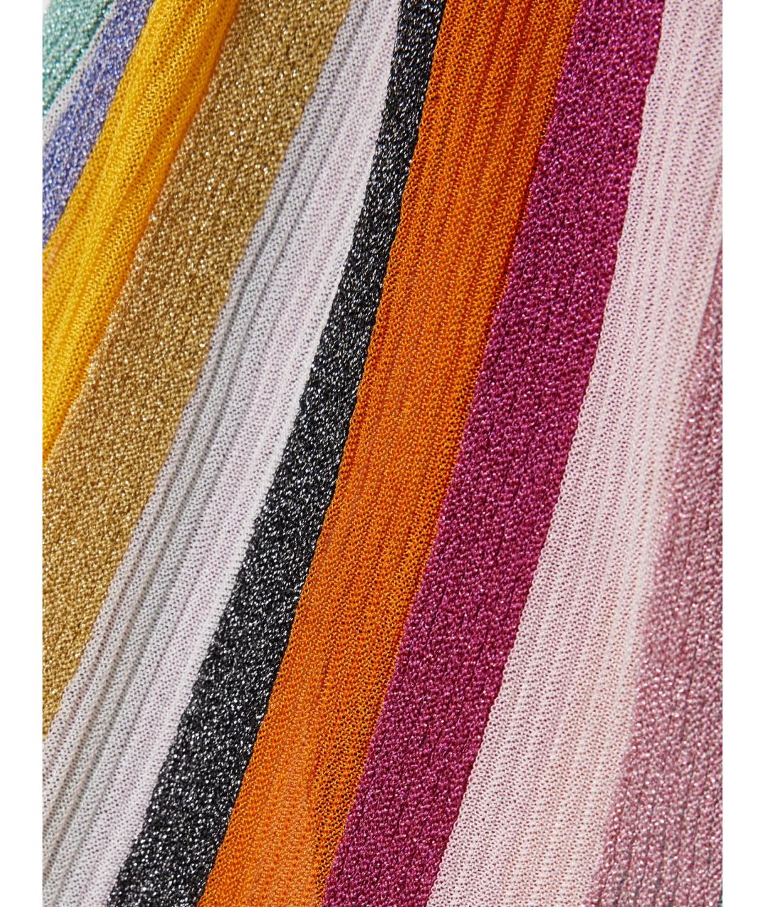 MISSONI Мульти вискозное коктейльное платье, фото 4