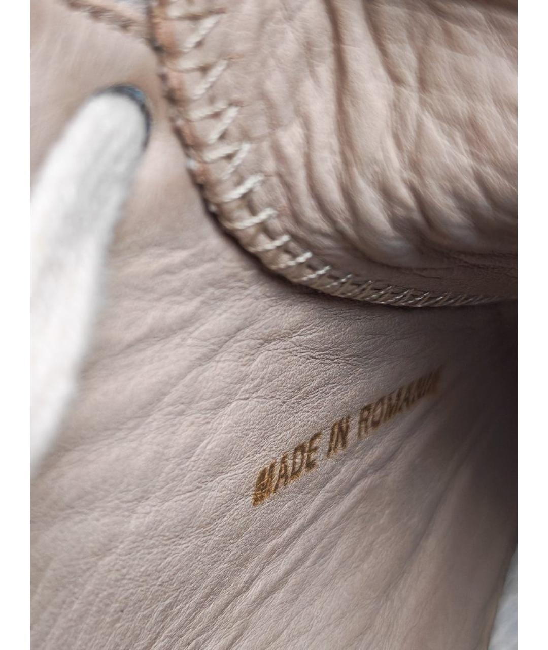 BURBERRY Бежевые замшевые кеды, фото 7