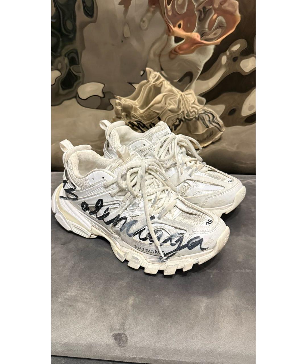 BALENCIAGA Белые кроссовки, фото 2