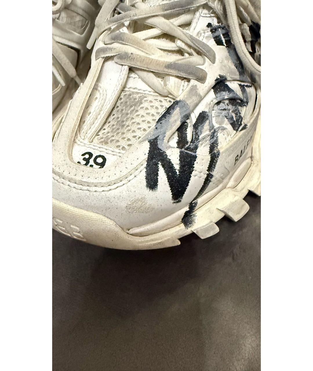 BALENCIAGA Белые кроссовки, фото 6