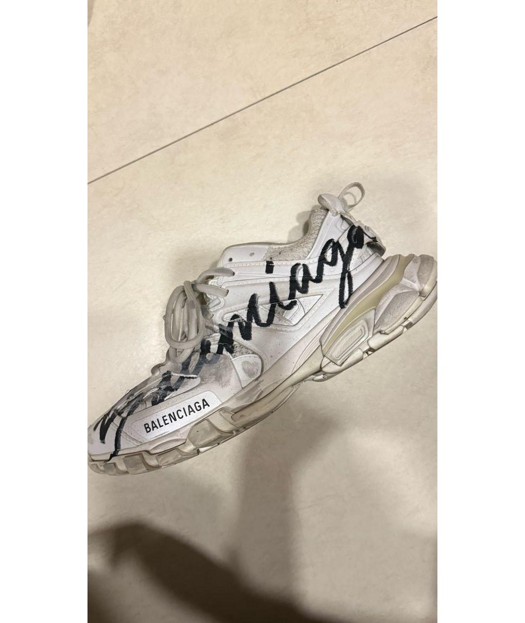 BALENCIAGA Белые кроссовки, фото 8