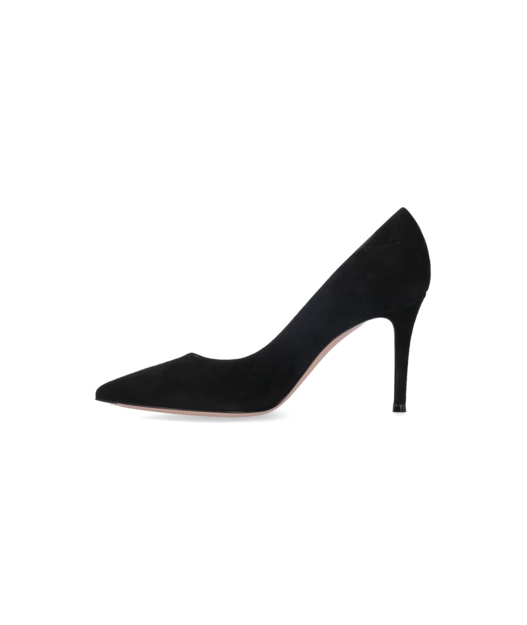 GIANVITO ROSSI Черные кожаные туфли, фото 3