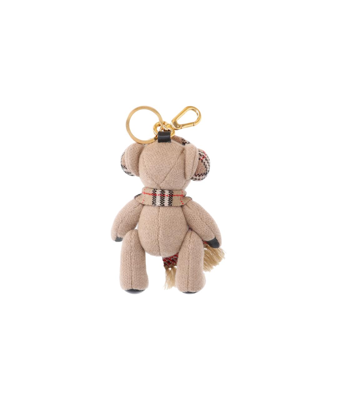 BURBERRY Бежевый брелок, фото 2