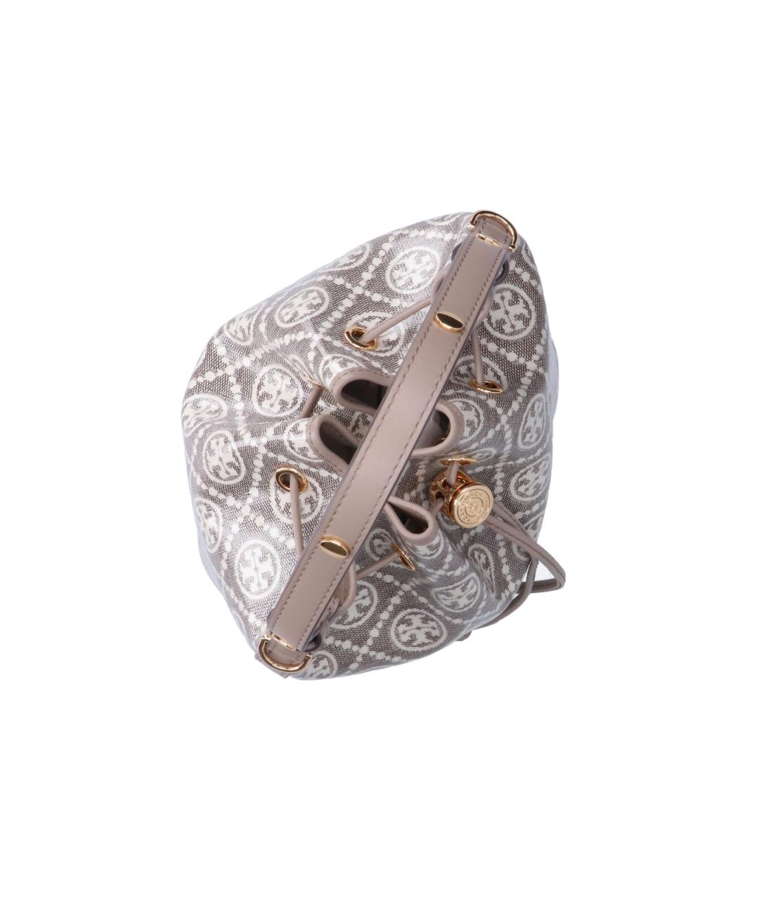 TORY BURCH Серая сумка с короткими ручками, фото 4
