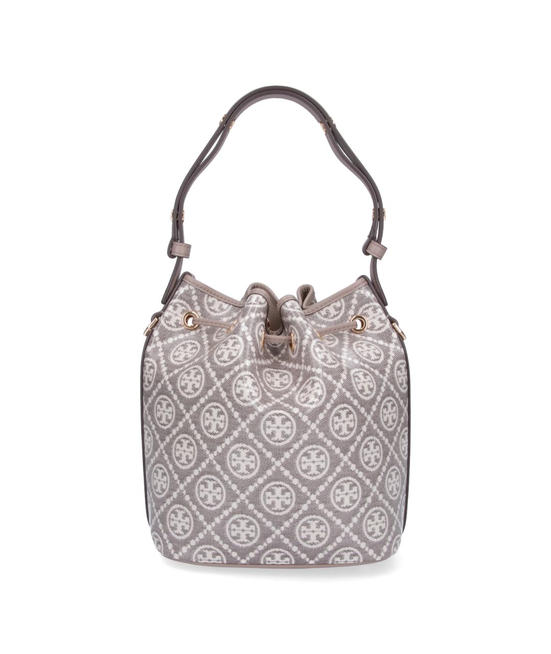 TORY BURCH Серая сумка с короткими ручками, фото 3