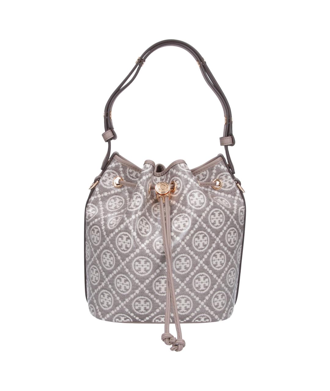 TORY BURCH Серая сумка с короткими ручками, фото 1