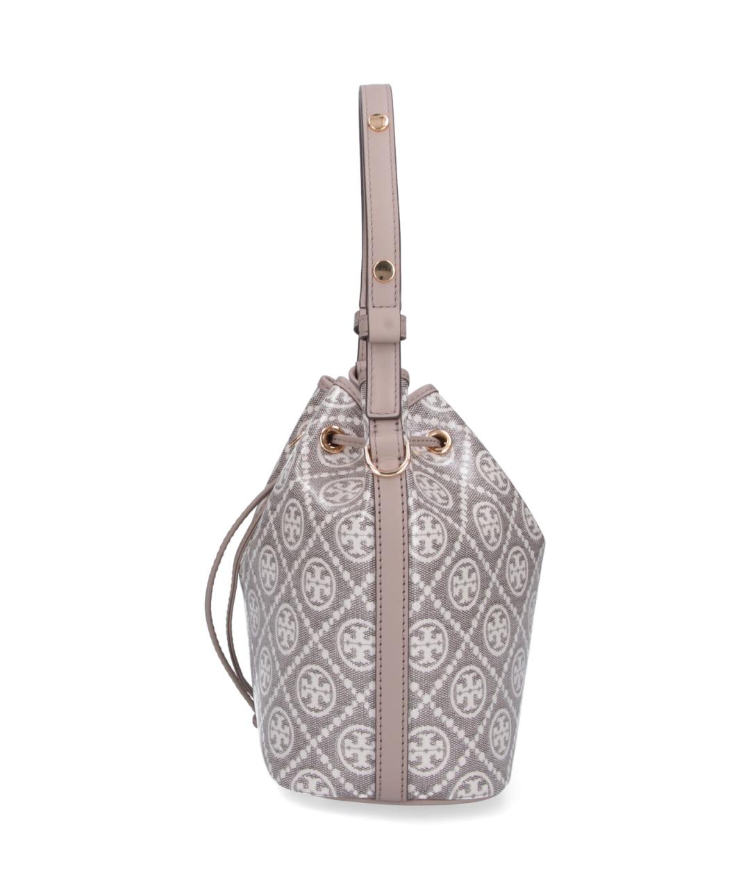 TORY BURCH Серая сумка с короткими ручками, фото 5