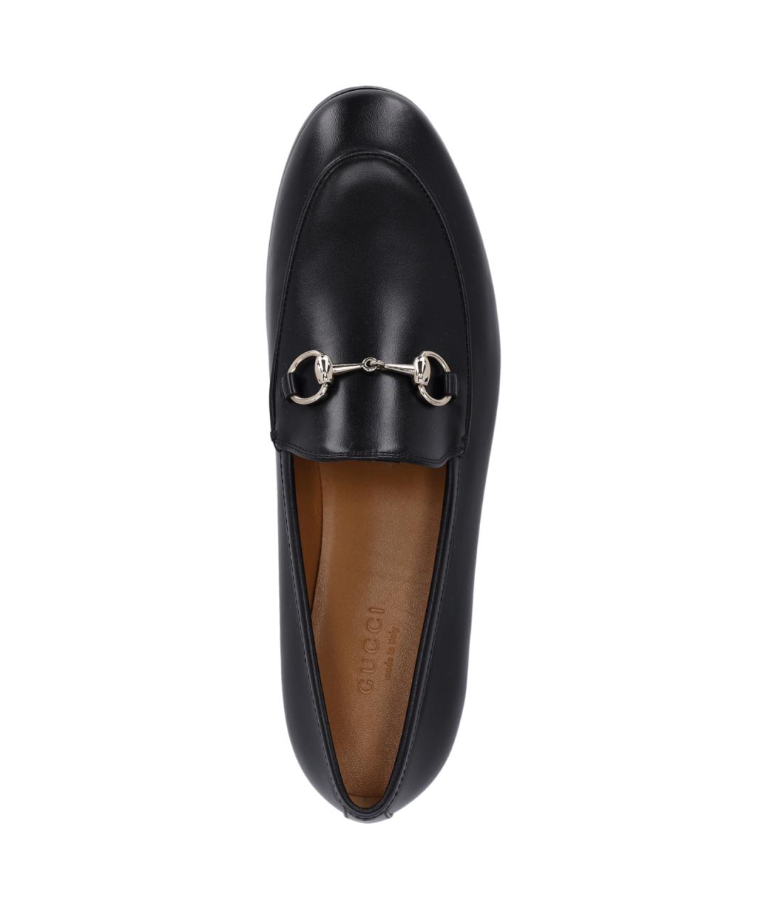 GUCCI Черные кожаные лоферы, фото 5