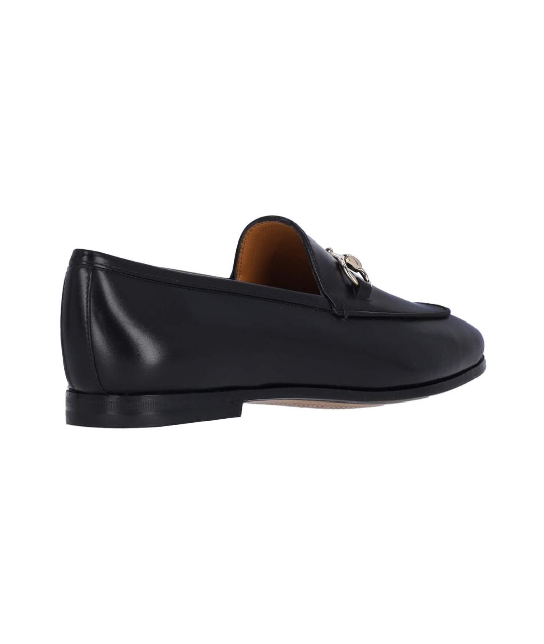 GUCCI Черные кожаные лоферы, фото 4