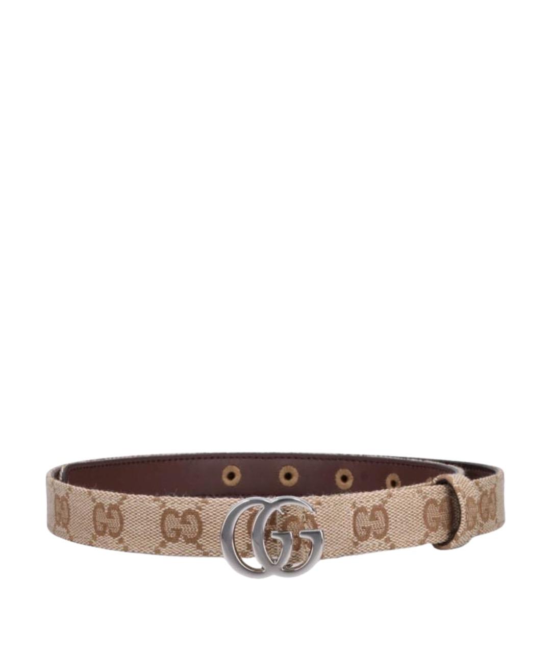 GUCCI Бежевый ремень, фото 1