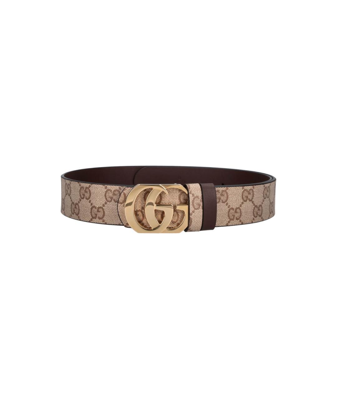 GUCCI Бежевый ремень, фото 1