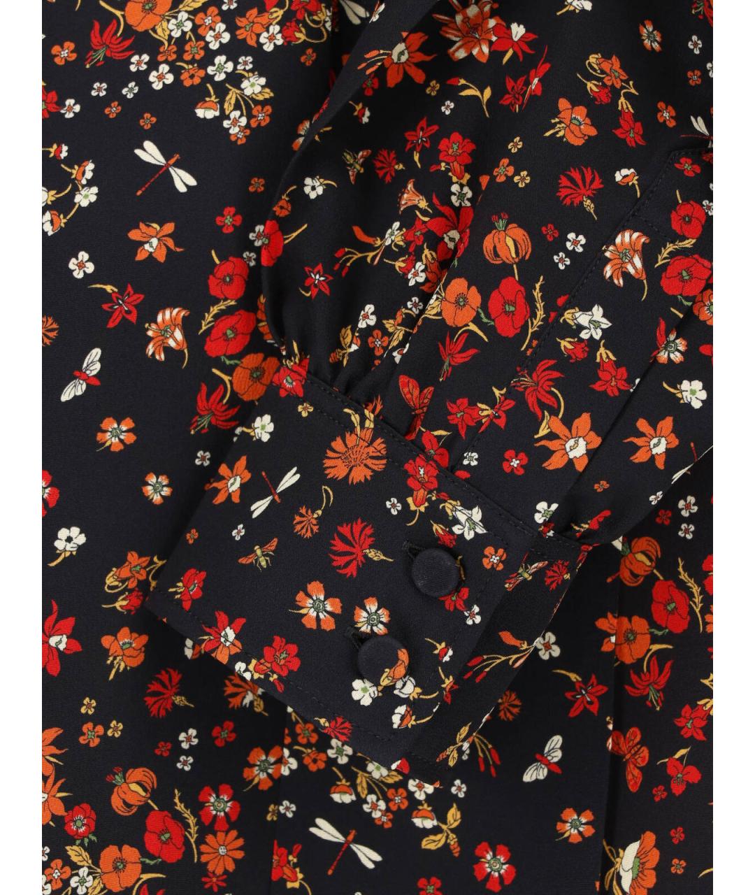GUCCI Мульти шелковая блузы, фото 5