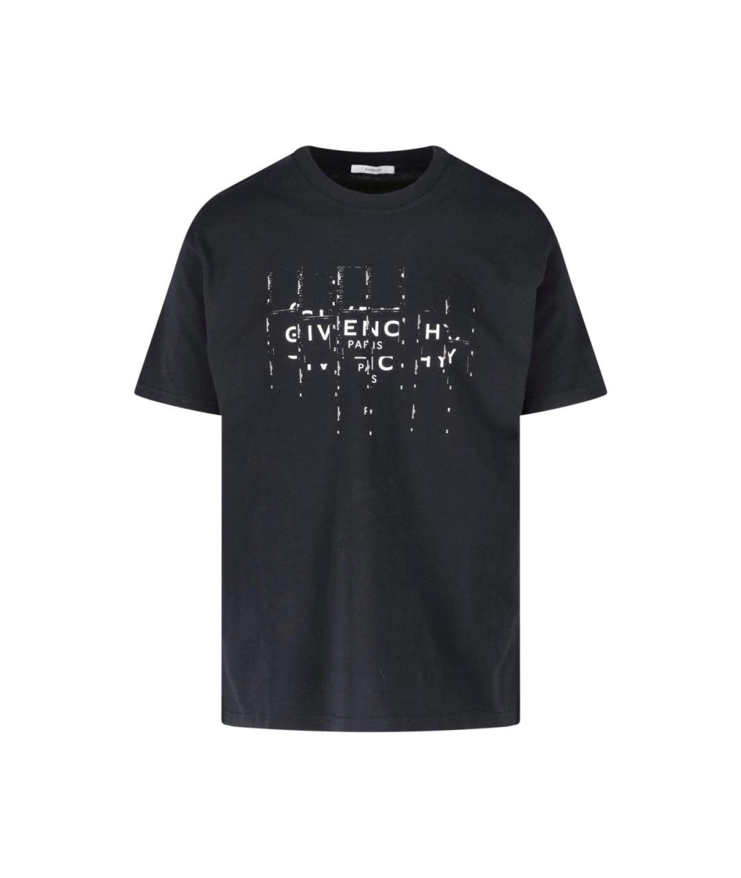 GIVENCHY Черная хлопковая футболка, фото 1