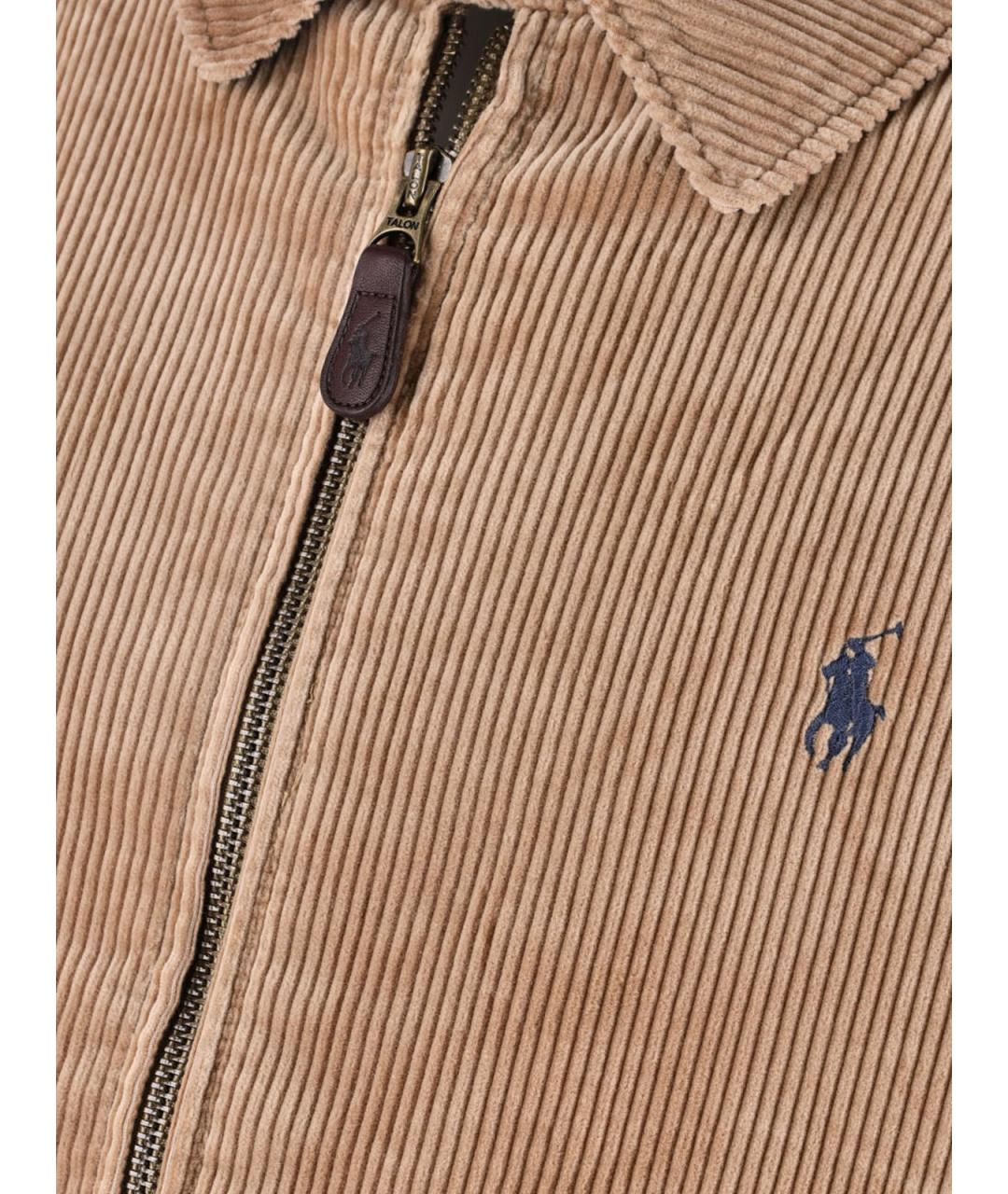 POLO RALPH LAUREN Бежевая хлопковая куртка, фото 3