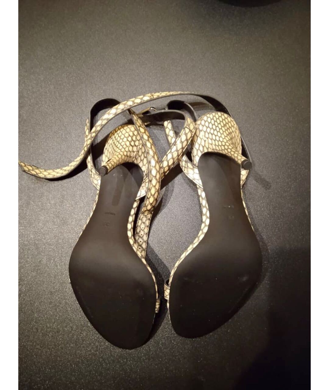T BY ALEXANDER WANG Кожаные босоножки, фото 3