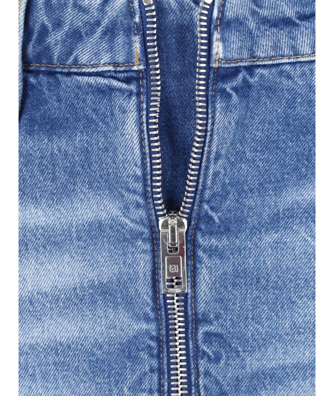 ALEXANDER WANG Голубые хлопковые шорты, фото 5