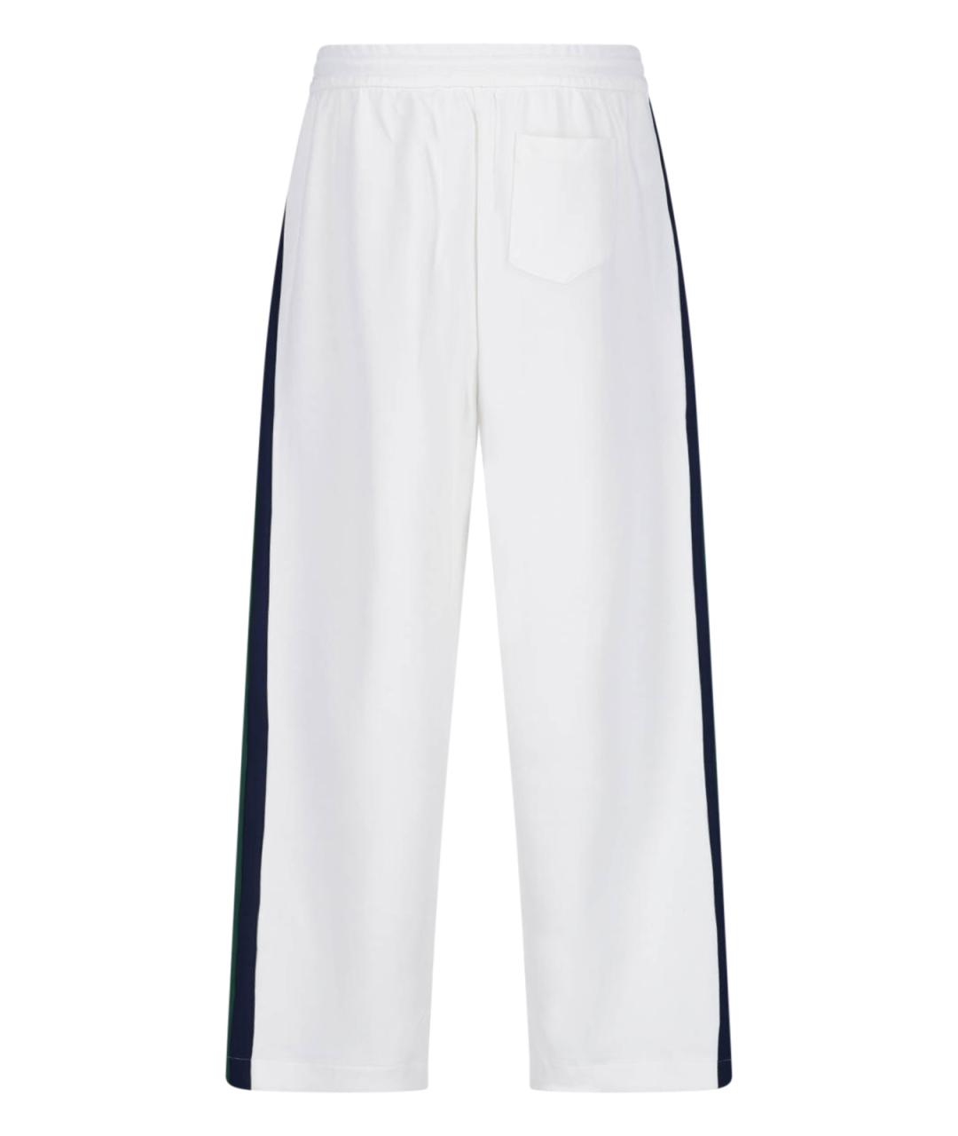 POLO RALPH LAUREN Белые хлопковые повседневные брюки, фото 2