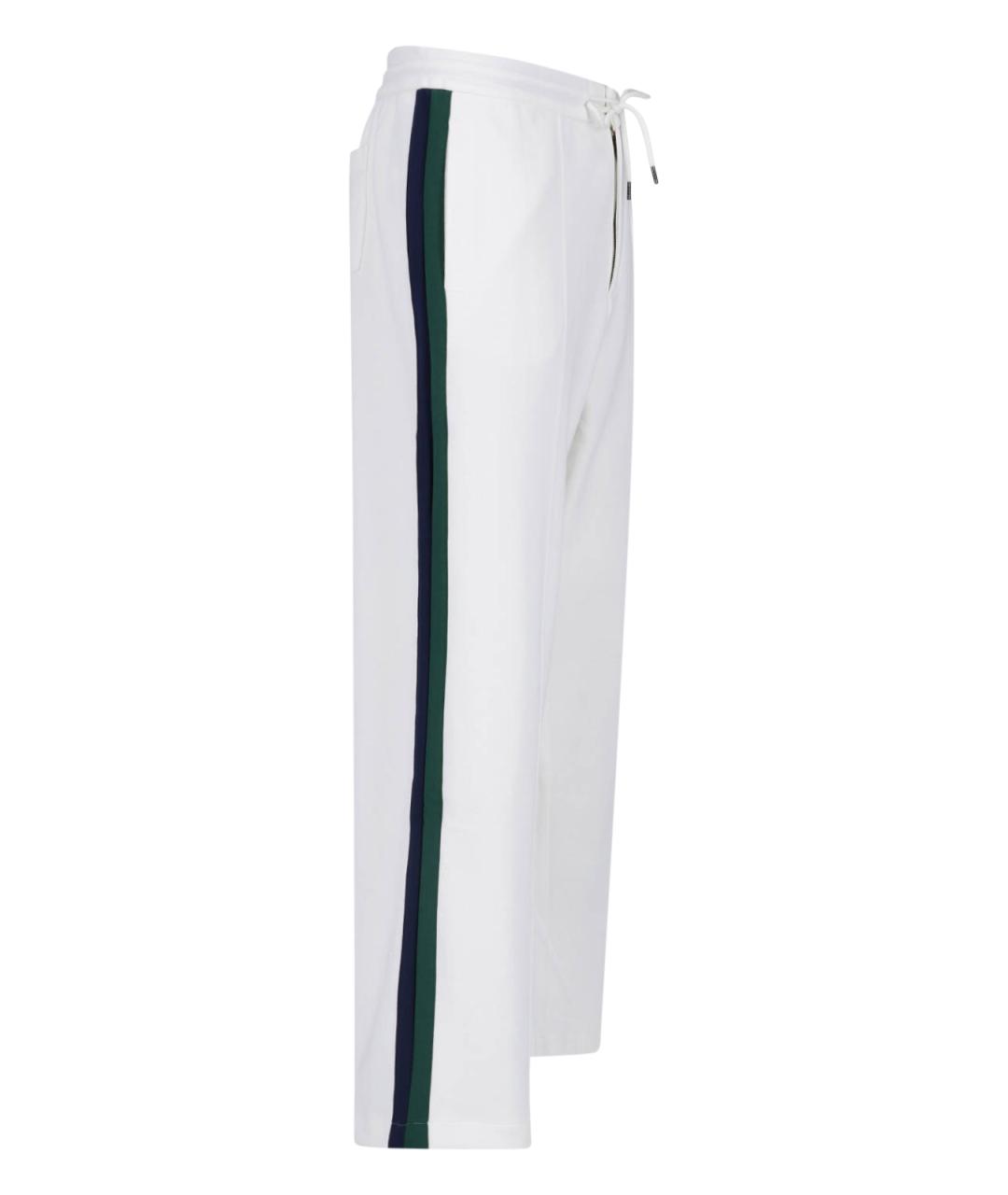 POLO RALPH LAUREN Белые хлопковые повседневные брюки, фото 3