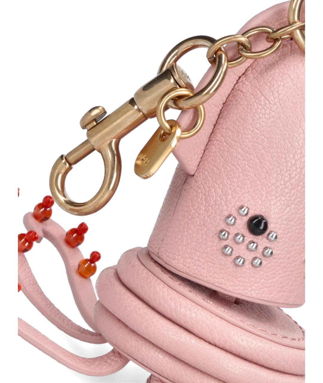 ANYA HINDMARCH Розовый брелок, фото 5