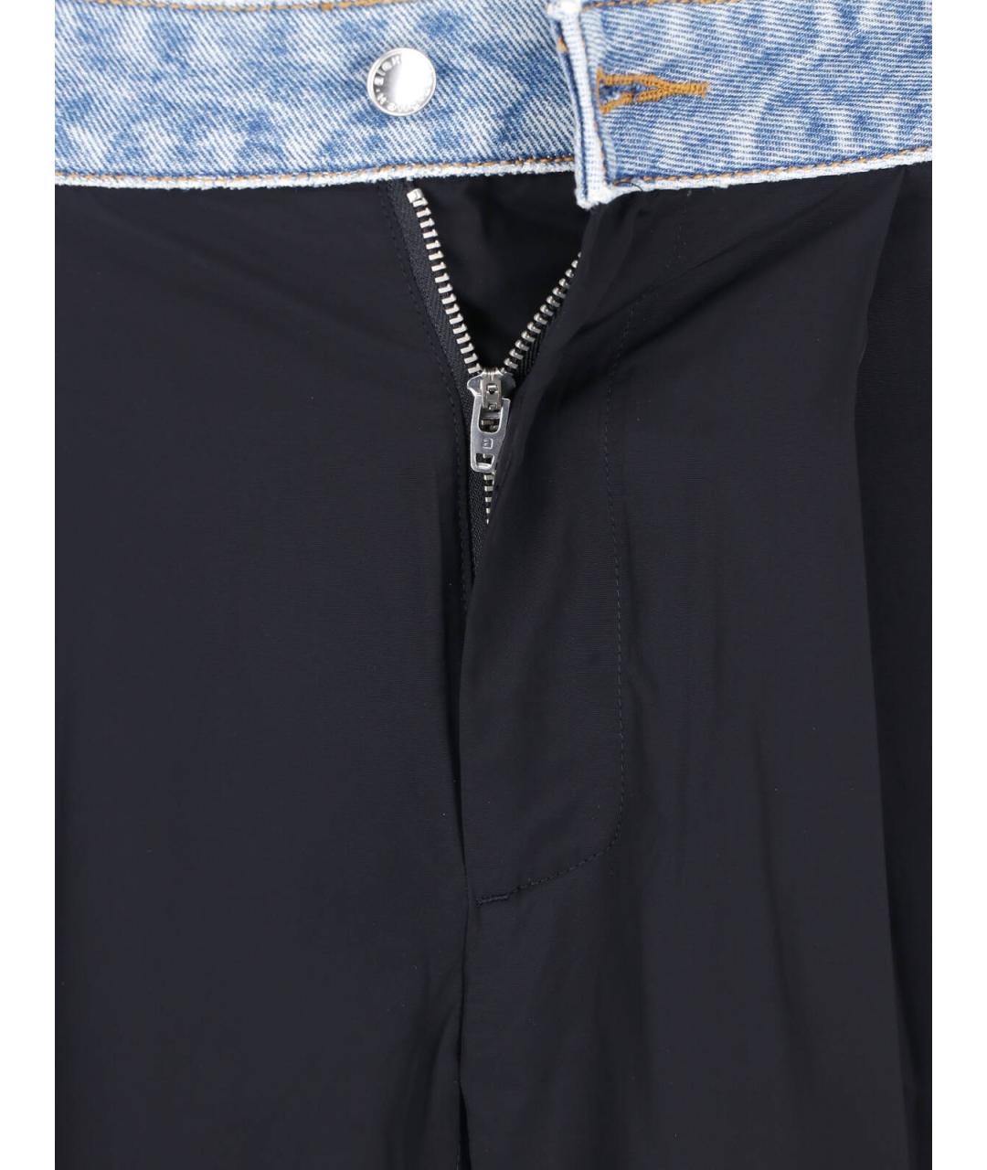 ALEXANDER WANG Черные вискозные прямые брюки, фото 5