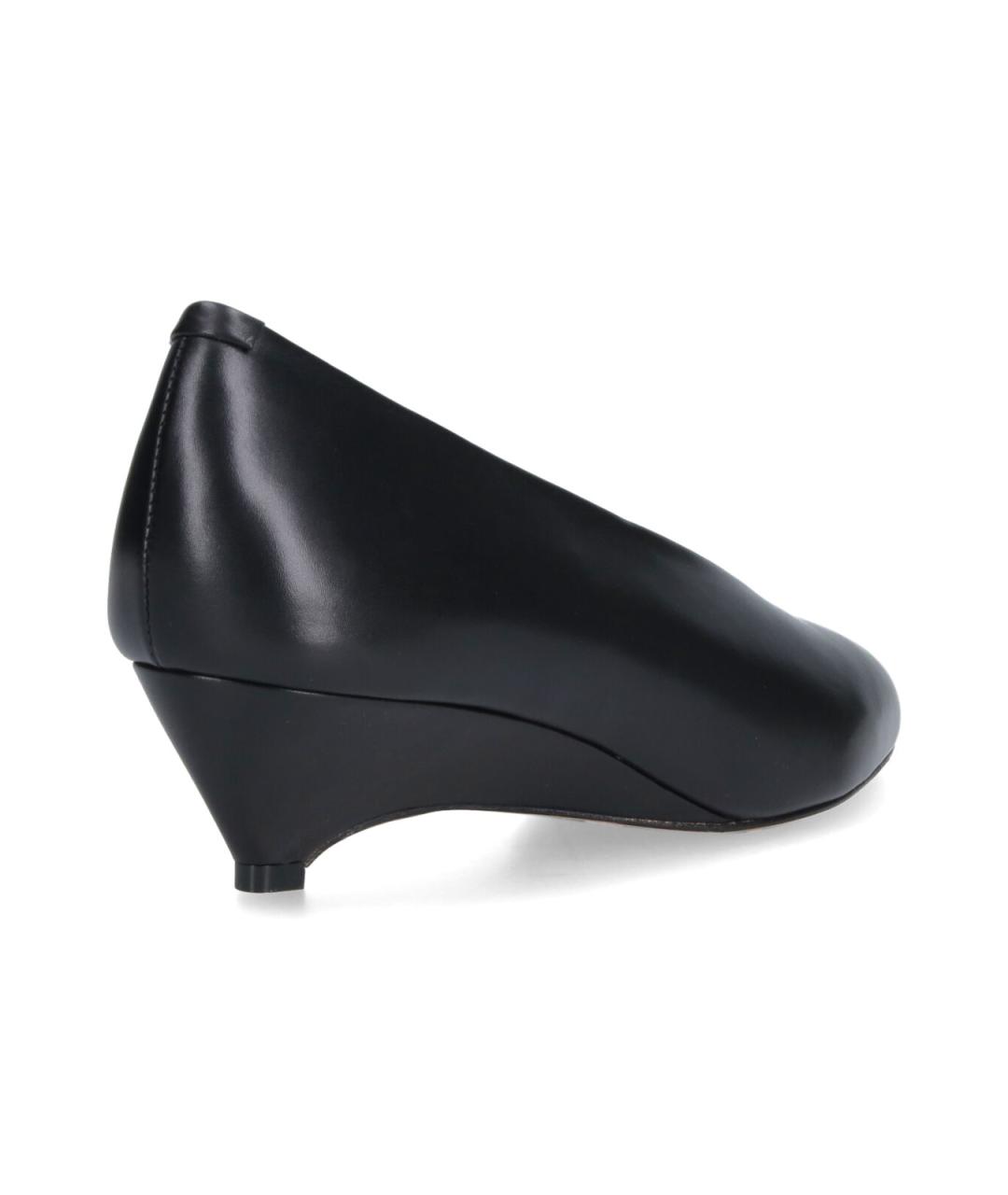 JIL SANDER Черные кожаные туфли, фото 4