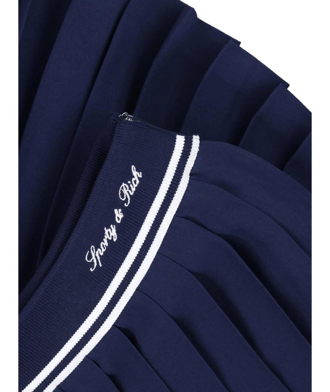 SPORTY AND RICH Синяя юбка миди, фото 5