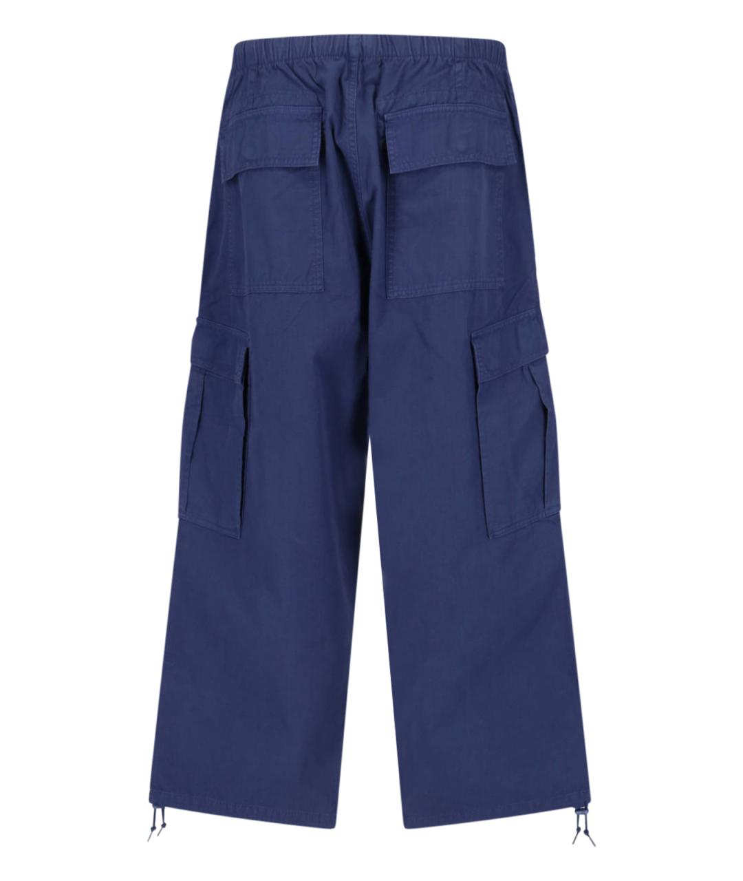 POLO RALPH LAUREN Синие хлопковые повседневные брюки, фото 2