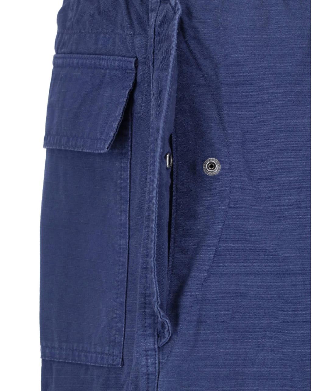 POLO RALPH LAUREN Синие хлопковые повседневные брюки, фото 4