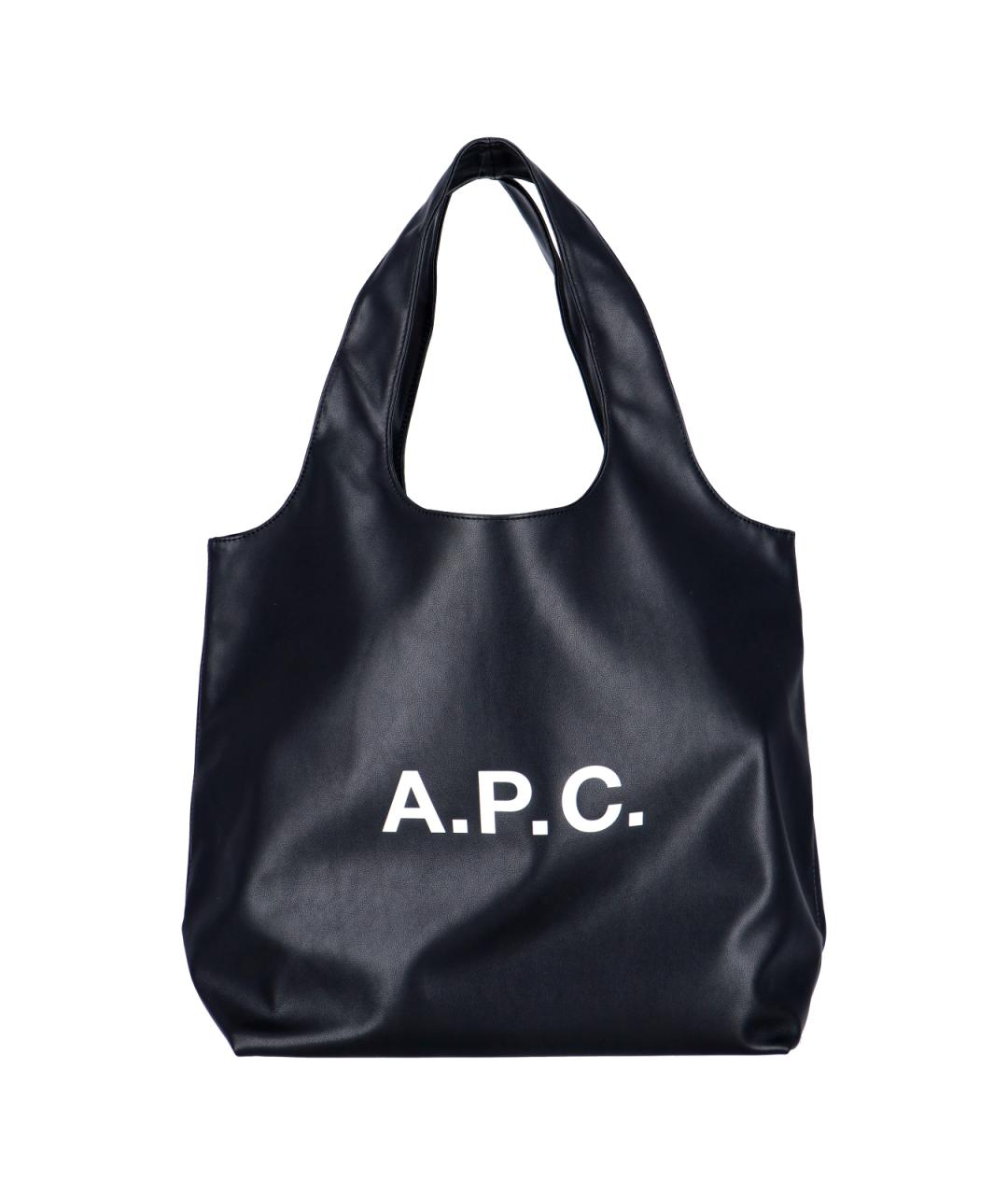 A.P.C. Черная сумка тоут, фото 1