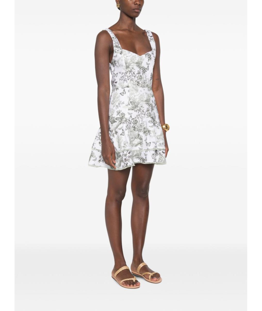 ALICE+OLIVIA Белое повседневное платье, фото 3